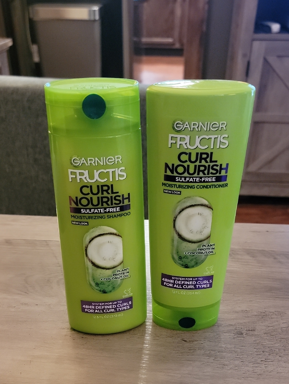 Garnier Fructis Curl Nourish Sulfate-Free Shampoo & Conditioner *USED*